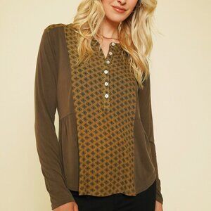MYSTREE MIX MEDIA HENLEY TOP